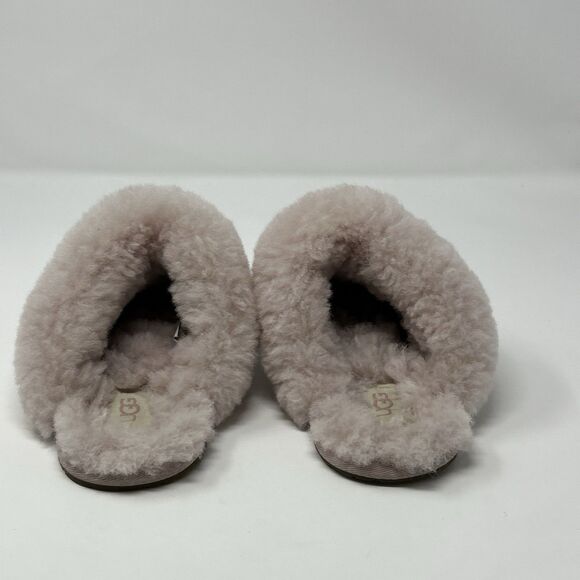 UGG Scuffette II Slippers Women’s 6 Pink Suede Sheepskin Cozy Slip On - Picture 14 of 16